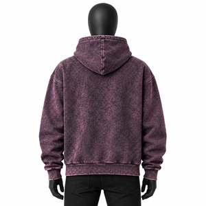 Hoodie Oversize Personnalisé en Tissu Épais Délavé à l'Acide, Marque Privée, Unisexe, Streetwear, Vente en Gros, Fabricant, Fournisseur, Pull en Gros - Product Image 5