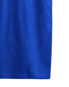 Débardeur Homme Personnalisé Bleu et Blanc en Coton, Col Rond, Sans Manches, pour l'Été, la Gym, l'Entraînement, Décontracté, Uni, Fabricant OEM Fournisseur - Product Image 6