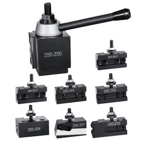 8 Pcs Quick Change Lathe Tool Post <b>Set</b> Includes <b>Wedge</b> Type Turning Tool Holder Accessories New Condition Metal Core Components - Product Image 6