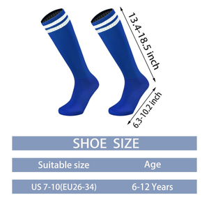 Chaussettes rayées respirantes mi-hautes pour le basketball, adultes, 100% coton, tricotées, style classique, chaussettes de sport d'été - Product Image 3