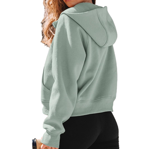 Wholesale Mens Womens Zipper Hoodies Premium Cotton Blend Full Zip Hooded <b>Jackets</b> Custom Logo Apparel Factory Manufacturer Mens - Product Image 2