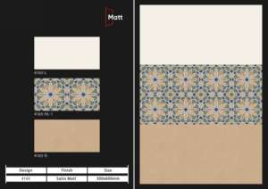 กระเบื้องพอร์ซเลนเคลือบด้านลายสวยทันสมัย ขนาด 12x24 นิ้ว พัฒนาสำหรับการตกแต่งภายในสมัยใหม่ ให้พื้นผิวกันน้ำ ทนต่อการขีดข่วน และมีความทนทาน - Product Image 4