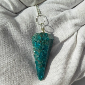 Péndulo de Cuarzo Rosa Azul Natural Ecológico de Alta Calidad, Cristal Pulido para Radiestesia, Meditación, Reiki, Piedra Energética Feng Shui - Product Image 6