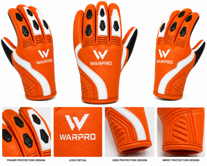 ถุงมือแข่งรถ WARPRO INDUSTRY รุ่น Premium Pyrotect แบบเต็มนิ้ว ยืดหยุ่นได้ สำหรับผู้ชาย ผู้หญิง และทุกเพศ ระบายอากาศได้ดี เหมาะสำหรับฤดูร้อน ขี่มอเตอร์ไซค์วิบาก - Product Image 3