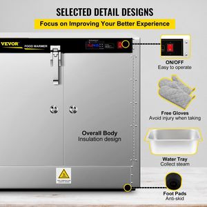 Per le norme UL testato Hot Box 25 "x 15" x 24 "attrezzatura per la ristorazione quattro padelle monouso da banco scalda Pizza per pasticceria - Product Image 6