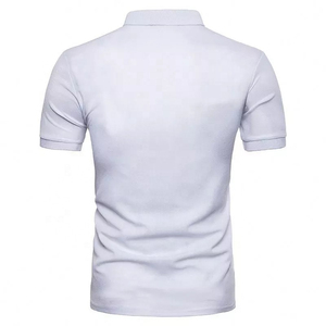 Polo haut de gamme avec logo personnalisé, mélange polyester/coton, jersey respirant, uni, formel, pour le golf - Product Image 5