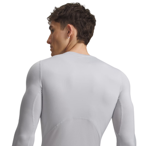 Clean Shoulder Mens <b>Long</b> <b>Sleeve</b> <b>Compression</b> <b>Shirt</b> O Neck Quick Dry Polyester Raglan Slim Fit Workout Baselayer Custom OEM Vendor - Product Image 4
