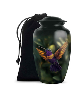 Urnes funéraires décoratives en laiton, faites à la main, style américain, pour homme et femme, avec logo personnalisé - Product Image 4