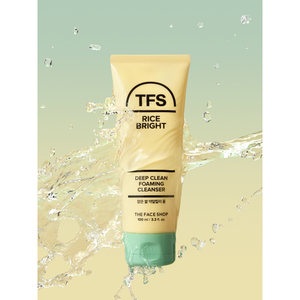 Nettoyant pour le visage en mousse légèrement alcaline au riz transparent 100 ml The Face Shop - Product Image 1