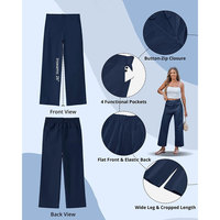 Celana Chino Wanita Modis Peringkat Teratas Nyaman Santai Slim Fit Ringan Pinggang Tinggi Lurus Gaya Smarty