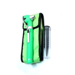Otoscope à fibre optique vert, mini kit médical de diagnostic ORL de poche, outil d'examen des oreilles portable à LED pour professionnels - Product Image 5