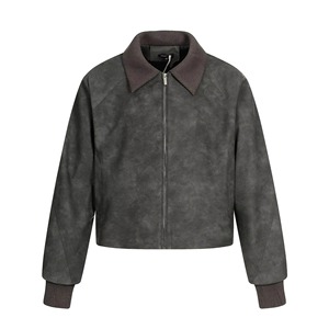 Chaqueta de Cuero Genuino para Hombre, Estilo Vintage, Delgada, Personalizada, Precio al por Mayor - Product Image 2