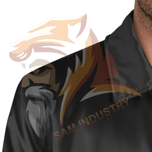 Vestes en satin d'hiver personnalisées en polyester, style streetwear, pour hommes, vente en gros - Product Image 5