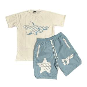 Ensemble décontracté deux pièces pour homme : T-shirt et short d'été frais pour l'extérieur - Product Image 3