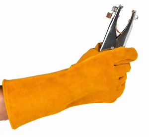 Gants de soudure en cuir de vache véritable de qualité supérieure, résistants aux coupures et à la chaleur, gants de sécurité ignifuges MIG TIG de haute qualité - Product Image 5
