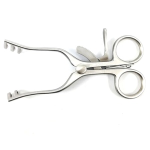 Top bán bé weitlaner rút lại chất lượng cao thép không gỉ vết thương móc tự giữ lại 10 cm 2x3 cùn prongs phẫu thuật - Product Image 2