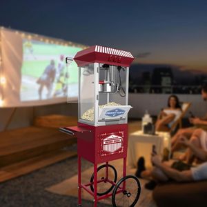 Máquina de Palomitas de Maíz Estilo Vintage para Cine, Olla de 12 Onzas en Rojo, Usada en Restaurantes con Carrito - Product Image 2