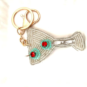 Oferta Especial: Pulsera de Rosario de Plata de Ley 925 con Dije de Luna Esmaltado y Lapislázuli, Bañada en Oro de 18K, Pulseras o Brazaletes de Cuentas - Product Image 1