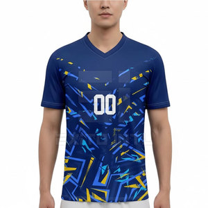 เสื้อกีฬาแขนสั้นระบายอากาศได้ดี พิมพ์ลายดิจิทัล พรีเมียม ซับลิเมชั่น สำหรับทีม - Product Image 4