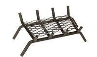 Support rond de bâtons de feu en métal, finition noire, taille personnalisée avec pieds, porte-carburant pour combustion du bois