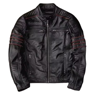 Chaqueta estilo bomber 2026, corte bomber, tela de lona y cuero, cuello alto, diseño moderno y holgado. - Product Image 1