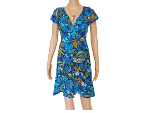 Vestido Midi Bohemio de Verano para Mujer, Exclusivo en Línea, Estampado Ecológico, Tirantes Finos, Transpirable, Viscosa de Alta Calidad, Informal - Product Image 5