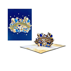 Carte 3D Pop-up Tendance du Moment : Carte en Papier Offset Imprimé, Faite à la Main, Design Personnalisé, Artisanat Vietcraft - Product Image 5