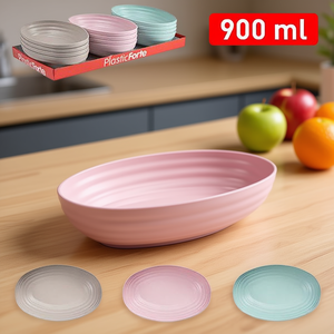 Bandeja Clásica Ovalada de Plástico de 900 ml - Product Image 1