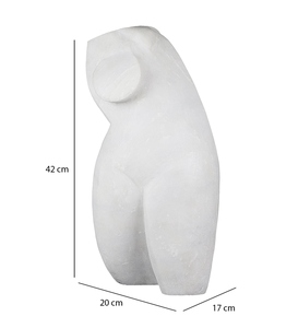Escultura Figurativa Femenina de Mármol de Exportación India Moderna, Tallada a Mano, Decoración Artística para Mesa, Diseño Extravagante y Abstracto - Product Image 5