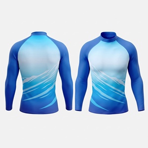 เสื้อว่ายน้ำจากโรงงานโดยตรง UPF 50+ ป้องกันแสงแดด แห้งเร็ว แขนยาว - Product Image 3