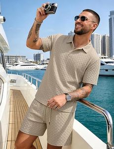 Conjunto de Ropa Casual para Hombre, Camiseta y Pantalones Cortos de Algodón Suave y Transpirable, Fábrica OEM ODM - Product Image 3