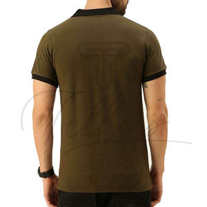 Camisetas Polo Amarillas y Negras con Cuello Polo para Hombre, Diseño Nuevo, con Logotipo, Camisetas Polo de Algodón para Hombre - Product Image 3