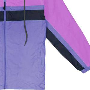 Ensemble de survêtement deux pièces pour homme, coupe-vent en nylon respirant, à capuche, décontracté, de haute qualité, personnalisé, pour l'hiver, avec fermeture éclair - Product Image 3