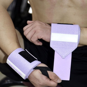 Bandes de maintien réglables en néoprène et nylon avec fermeture auto-agrippante pour la musculation, l'haltérophilie et la gym - Product Image 4