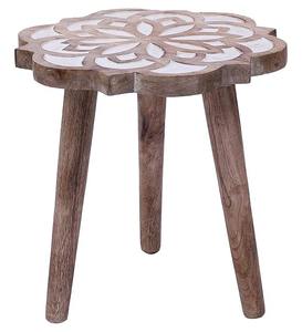 Tables basses gigognes artisanales en bois de manguier – Mobilier industriel polyvalent pour la maison, le salon, le café et le bureau - Product Image 3