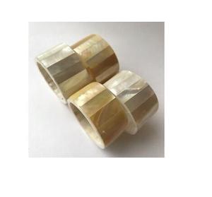 Luxurious MOP Napkin Holders For Wedding Dinner Festive <b>Mirror</b> Polished Napkin Ring Sea <b>Shell</b> Napkin Accessory For Tableware - Product Image 3