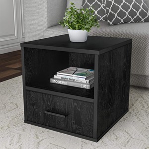 Pine Wood Stacked Cube Accent <b>Table</b> Whitewash | Wholesale Wooden <b>Side</b> <b>Tables</b> - Product Image 2