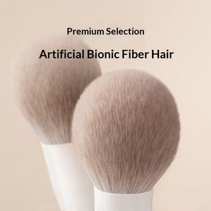 Pinceaux de maquillage professionnels en poils de chèvre, logo personnalisé OEM, pour le visage et les yeux, ensemble de pinceaux de maquillage de précision - Product Image 5