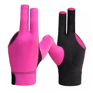 Mens Billiard Sports Glove Lightweight Quick Dry Three Finger Design Breathable Material For Enhanced Cue Movement - Product Image 1