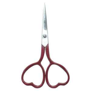 Heart Shape Ring Embroidery Scissors best quality trending Wholesale best manufacturing Household Mini Thread Cutter Scissors - Product Image 3