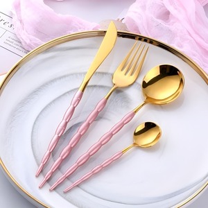 Juego de Cubiertos de Acero Inoxidable de Alta Gama para Comedor, Cubertería de Lujo para Banquetes, Fiestas y Servicios de Catering - Product Image 3