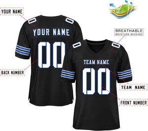 Fabricante de Camisetas de Fútbol Americano Juveniles Personalizadas, Malla de Poliéster, Impresión Digital, Transpirable, Uniformes Escolares, OEM, ODM - Product Image 4