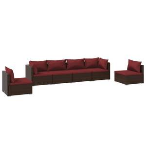 Ensemble de salon de jardin Cinnamon Red en couleur marron - Product Image 2