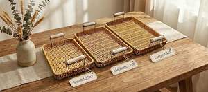 Panier de rangement en bois, panier étagère en bois, panier organisateur en bois, panier à jouets en bois, panier à vêtements en bois - Product Image 3