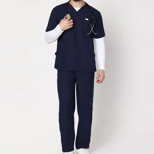 Casual Hospital <b>Scrub</b> Suit Breathable Cotton <b>Scrub</b> Suit Comfortable <b>Scrub</b> Suit Daily <b>Uniform</b> - Product Image 1