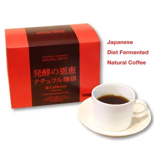 Perdita di peso dimagrante sacchetti di bevande al caffè con gocciolamento tostato imballaggio fermentato oem giapponese prodotto con etichetta privata made in japan company