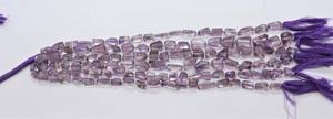 ลูกปัดอเมทิสต์สีชมพูทรงเหลี่ยมขนาด 7-8 มม. ลูกปัดอเมทิสต์สีชมพูเจียระไนด้วยเลเซอร์ ขนาด 9 นิ้ว เครื่องประดับอเมทิสต์สีชมพูทรงหยดน้ำ - Product Image 6