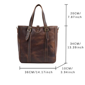 กระเป๋าโท้ทผู้หญิงขนาดใหญ่ หนังแท้ สีพื้น ซิปปิด ทำมือ ใช้ได้ทุกวัน รุ่นใหม่ล่าสุด ปี 2026 รหัส LTB-0202 - Product Image 3