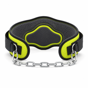 Black And <b>Red</b> Color Weightlifting <b>Belts</b> Strong Back Support Dip <b>Belt</b> For Weighted Dips <b>Belts</b> - Product Image 5