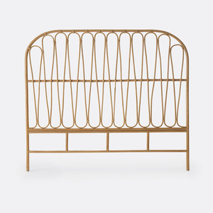 Tête de lit en rotin de qualité supérieure, design floral écologique, taille king size, prix usine. - Product Image 4